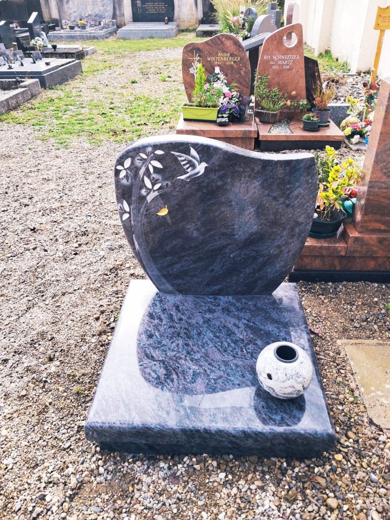Granit Mass Blue avec Lithogravure