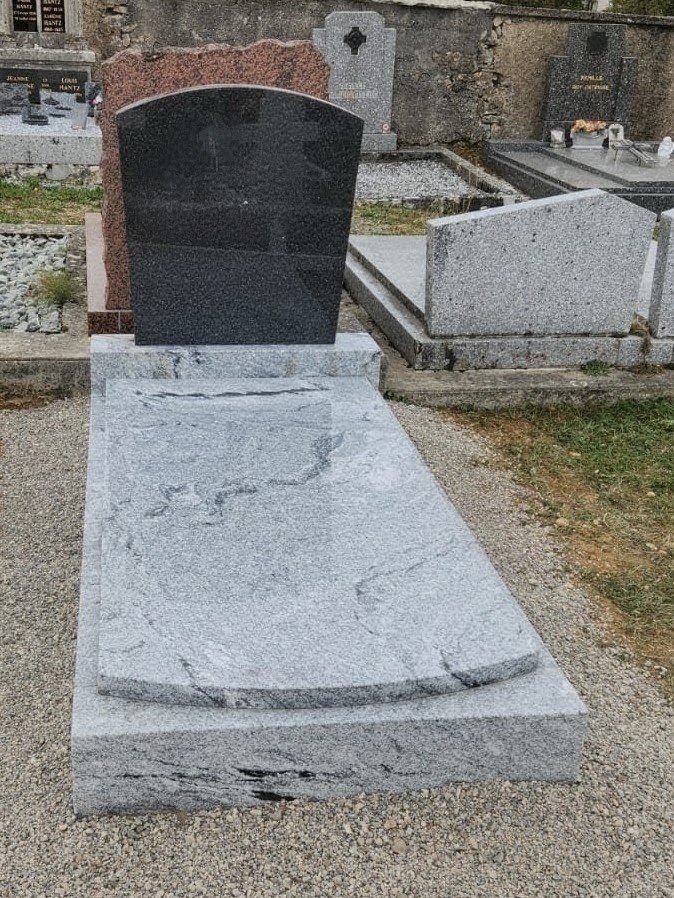 En granit Viscount White et Noir